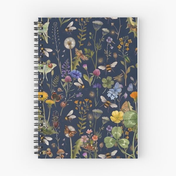 Item preview, Bees and wildflowers designed and sold by Differenceee.