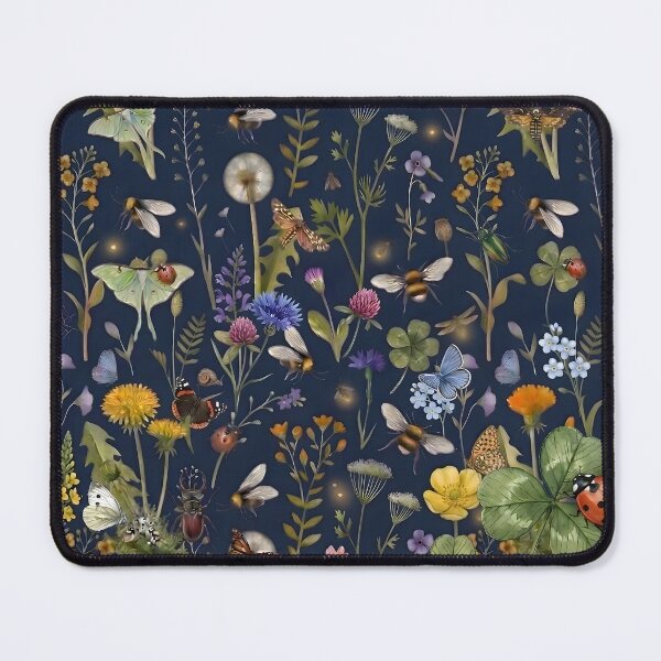 Item preview, Bees and wildflowers designed and sold by Differenceee.