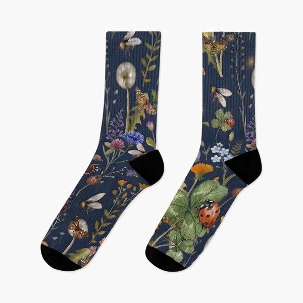 Item preview, Bees and wildflowers designed and sold by Differenceee.