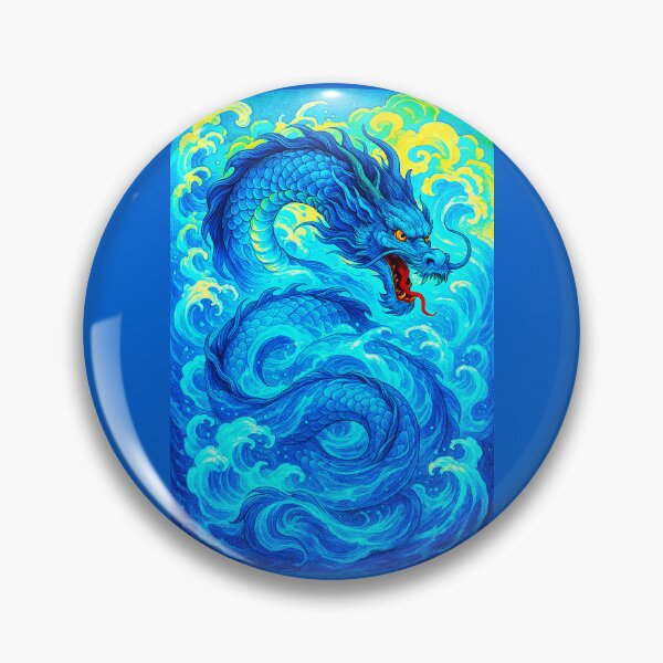Item preview, ⚡ ELEMENTAL DRAGONS COLLECTION ⚡- WATER - v2 designed and sold by WheelieGdArt.