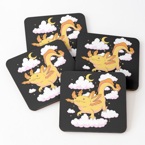 Item preview, Yellow Axolotl in a Dream designed and sold by DreamingPainter.