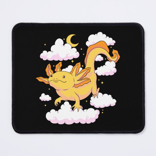 Item preview, Yellow Axolotl in a Dream designed and sold by DreamingPainter.