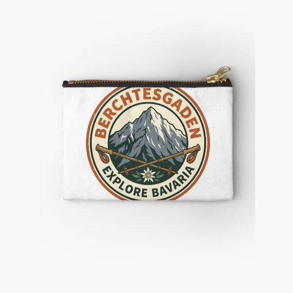 Item preview, Berchtesgaden Bavaria - Vintage Hiking Badge Mountain Art designed and sold by Digital Dreams Arts.