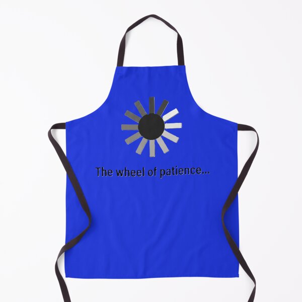 Item preview, The Wheel of Patience – Funny Buffering Meme Art designed and sold by Vibescapes.