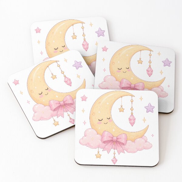 Item preview, Celestial Moon | Pastel Pink Purple Crystal Magic designed and sold by StrawberryStudio.
