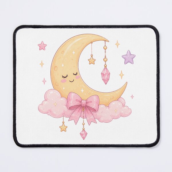Item preview, Celestial Moon | Pastel Pink Purple Crystal Magic designed and sold by StrawberryStudio.