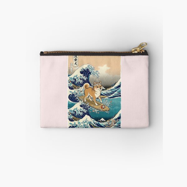 Item preview, the great wave dog surfing designed and sold by WAISLYV.