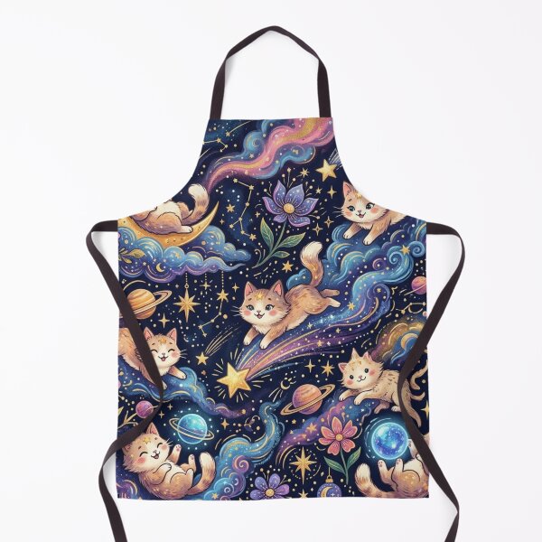 Item preview, Cosmic Cats and Starry Dreams Pattern designed and sold by Iampoji.