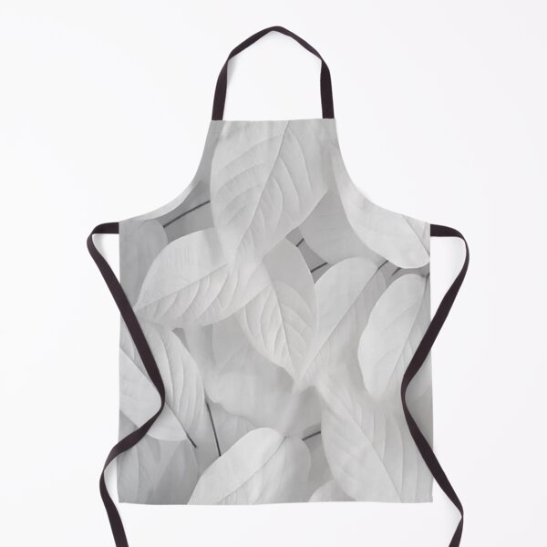 Item preview, Minimalist White Leaves Abstract Botanical Pattern designed and sold by LYAN-STORE.