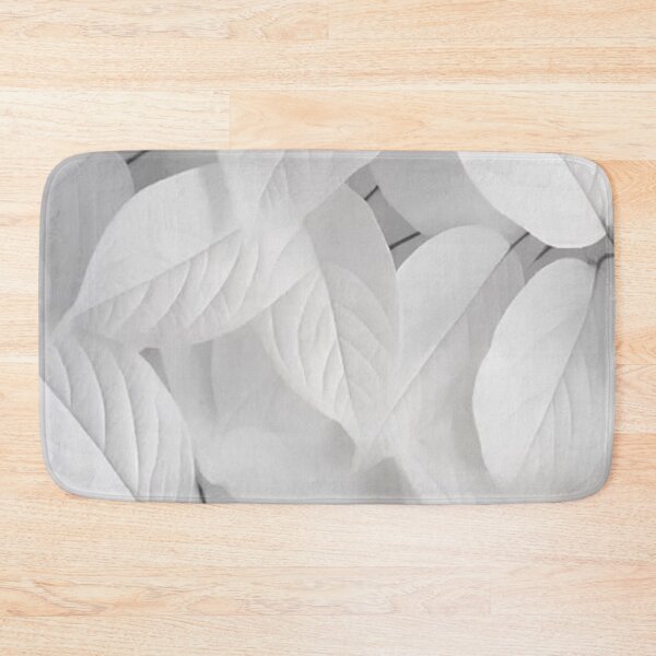 Item preview, Minimalist White Leaves Abstract Botanical Pattern designed and sold by LYAN-STORE.