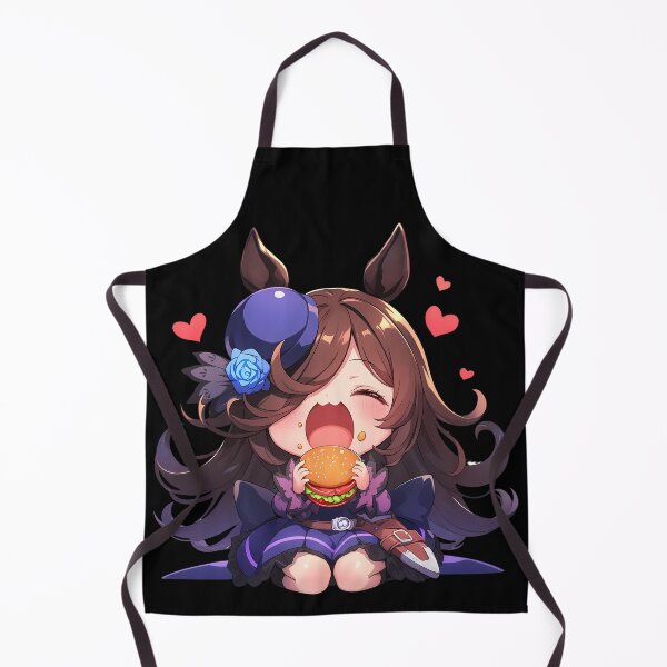 Item preview, Rice Shower Uma Musume Pretty Derby Chibi Kawaii Burger Loving Anime Girl designed and sold by earlobejerk.