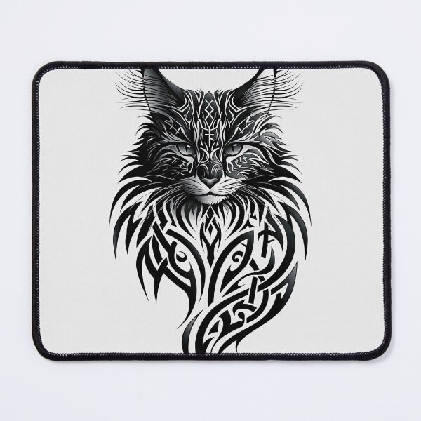 Item preview, Norwegian Forest Cat Runes designed and sold by aghnadarragh.