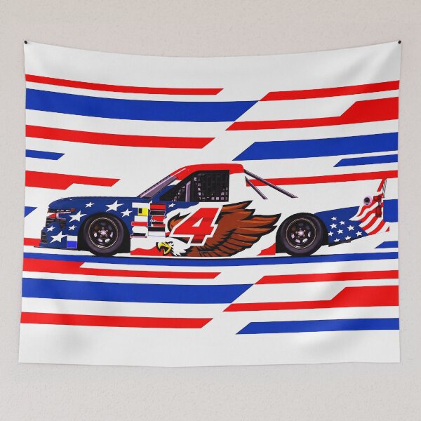 Item preview, Cleetus McFarland #4 Nascar Truck designed and sold by PitWallArt.