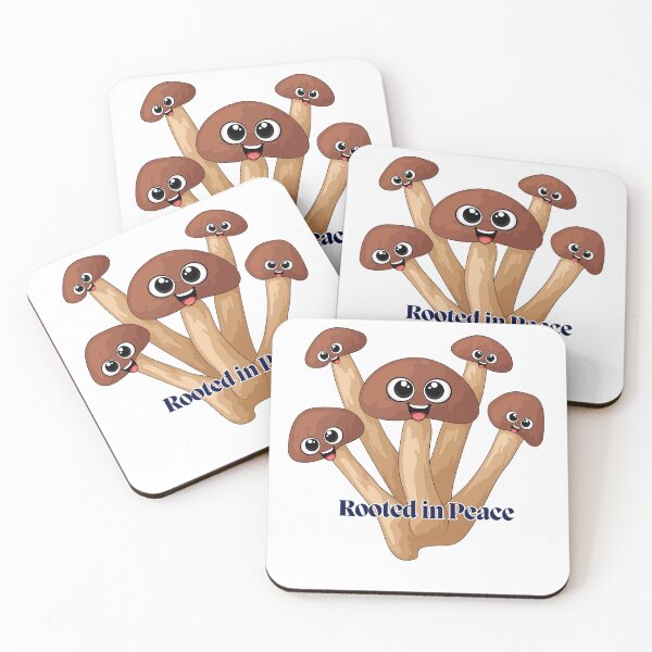 Item preview, Rooted in Peace Kawaii Mushroom Sticker | Cute Cottagecore Forest Design designed and sold by Pandey14.