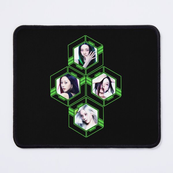 Item preview, AESPA in Green Futuristic Hexagon designed and sold by Uravityplanet.
