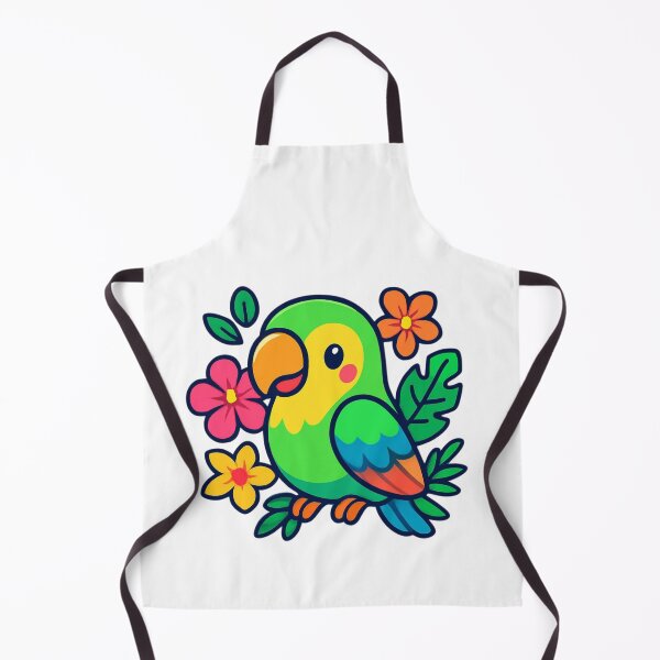 Item preview, Be Uniquely You Parrot - Colorful Kawaii Sticker designed and sold by foryouandyours.