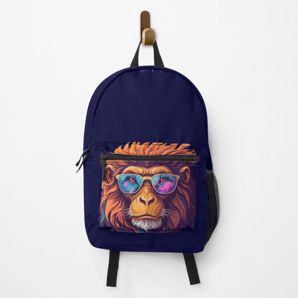 Item preview, Cool Monkey with Sunglasses - Vibrant Neon Street Art Style designed and sold by artscripts.