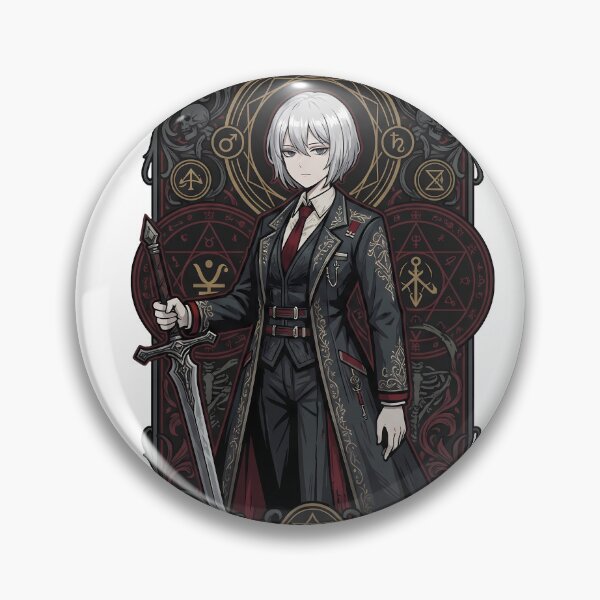 Item preview, Limbus Company Faust Gothic Emblem Anime Gaming Tee designed and sold by Senpaiwaves.