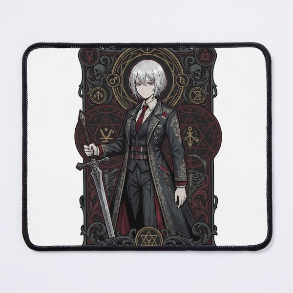 Item preview, Limbus Company Faust Gothic Emblem Anime Gaming Tee designed and sold by Senpaiwaves.