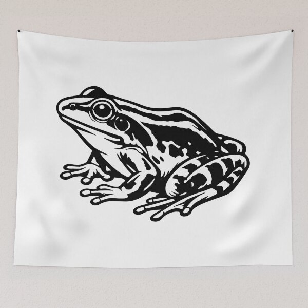 Item preview, Simple Retro Frog with Naturalist Wetland Vibes designed and sold by Analog Aura .