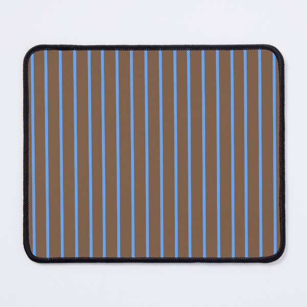 Item preview, Brown with Blue Stripes Pattern designed and sold by OneThreeSix.