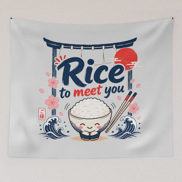 Item preview, rice to meet you designed and sold by T-paw.