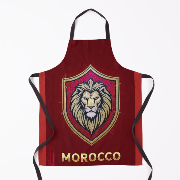 Item preview, Morocco Premium Lion Crest T-Shirt designed and sold by djovan.
