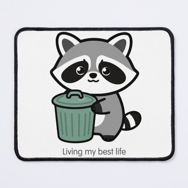 Item preview, Living My Best Trash Life Raccoon designed and sold by CREATIVO STUDIO.