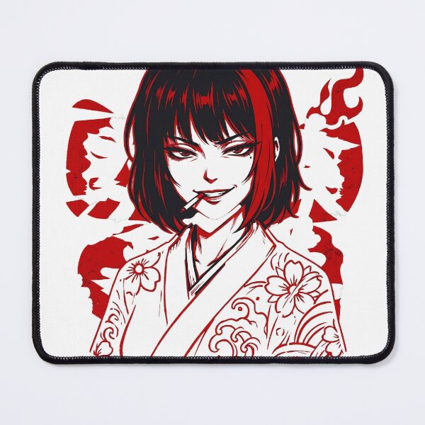 Item preview, Limbus Company Ryoshu Cigarette Portrait Anime Gaming Tee designed and sold by Senpaiwaves.