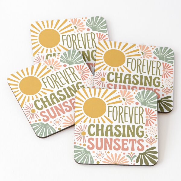Item preview, Forever chasing sunsets designed and sold by Tiny-Love ⭐⭐⭐⭐⭐.