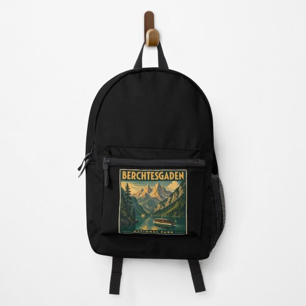 Item preview, Berchtesgaden National Park - Lake Königssee Vintage Travel Poster designed and sold by Digital Dreams Arts.