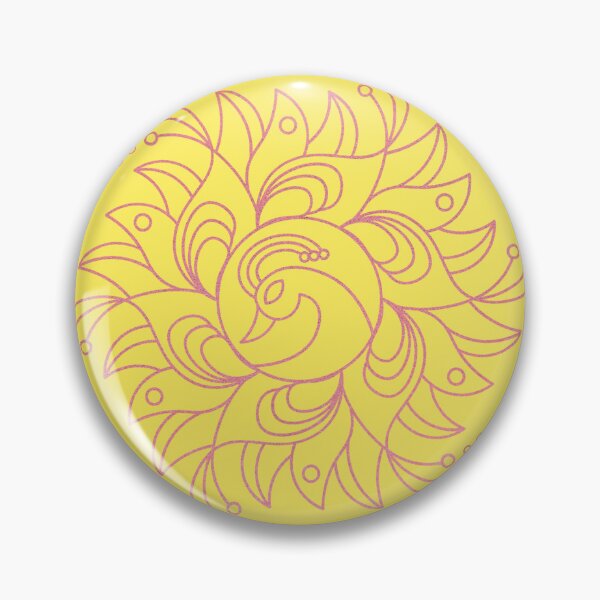 Item preview, Yellow Lavender Boho Floral Seamless Pattern Design designed and sold by NadDot.
