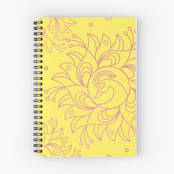 Item preview, Yellow Lavender Boho Floral Seamless Pattern Design designed and sold by NadDot.