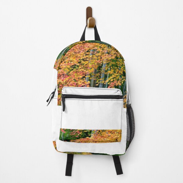 Item preview, Orange Maples Against Green Bamboo designed and sold by fact-stick.