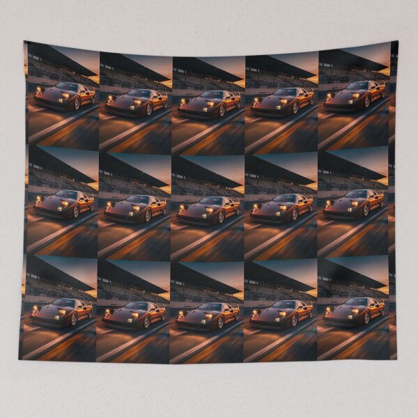 Item preview, Twin Turbo V8 Italian Legend Speeding On The Track designed and sold by RevUpDesign.