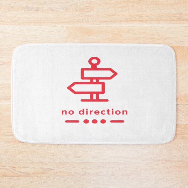 Item preview, No Direction – Red Lost Path Aesthetic designed and sold by Velora Design .
