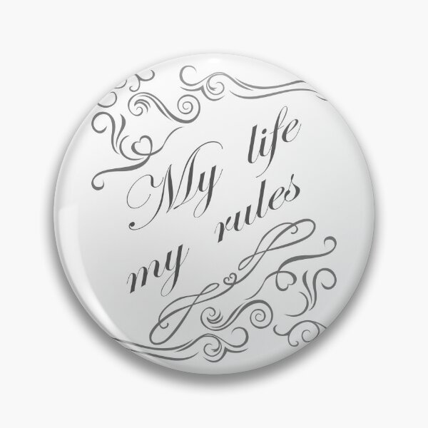 Item preview,  My life my rules - Elegant calligraphy design designed and sold by MiPa78.