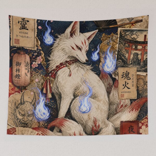 Item preview, Kitsune's Enigma: Spirits of Japanese Folklore designed and sold by DarVibe Designs.
