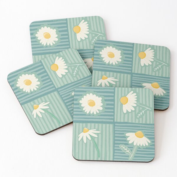 Item preview, Daisy Patchwork in Greens designed and sold by Srta  Margarita.