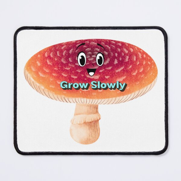 Item preview, Bloom at Your Pace Cute Mushroom Sticker | Whimsical Kawaii Forest Art designed and sold by Pandey14.