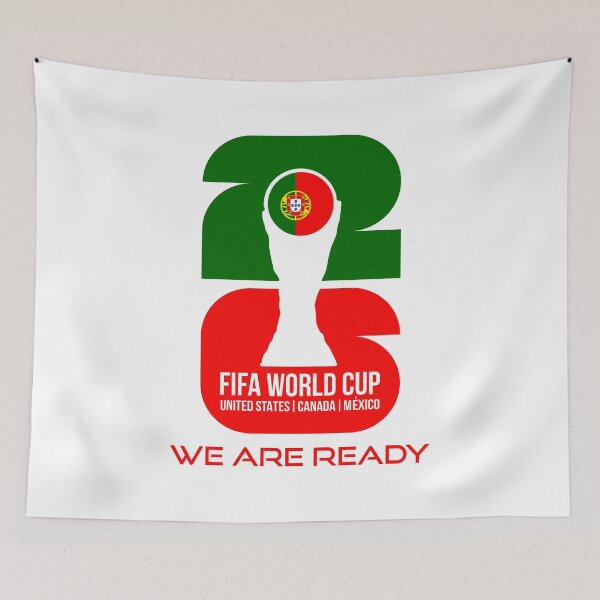 Item preview, Portugal World Cup 2026 We Are Ready Trophy Sticker designed and sold by topprinting.
