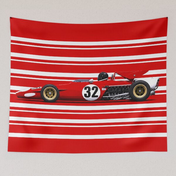 Item preview, Jacky Ickx Ferrari 312B Race Car designed and sold by PitWallArt.