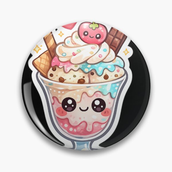 Item preview, Rainbow Ice Cream Sundae Sticker ?? designed and sold by Tinytreatstudio.