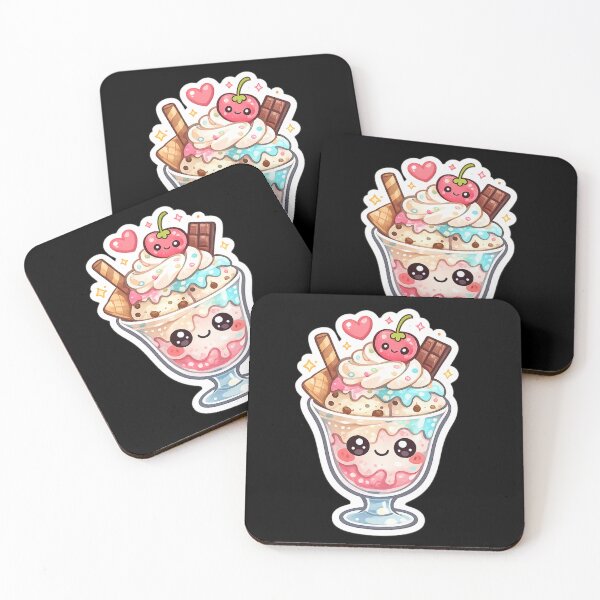 Item preview, Rainbow Ice Cream Sundae Sticker ?? designed and sold by Tinytreatstudio.