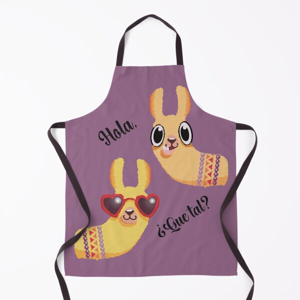 Item preview, Hola, Que Tal? Cute Llama Duo Watercolor Design designed and sold by Becky-Poppins.