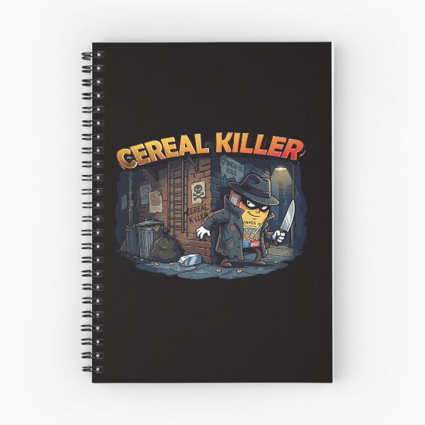 Item preview, Cereal Killer – Funny Cartoon Cereal Box in Dark Alley designed and sold by jfcreations.