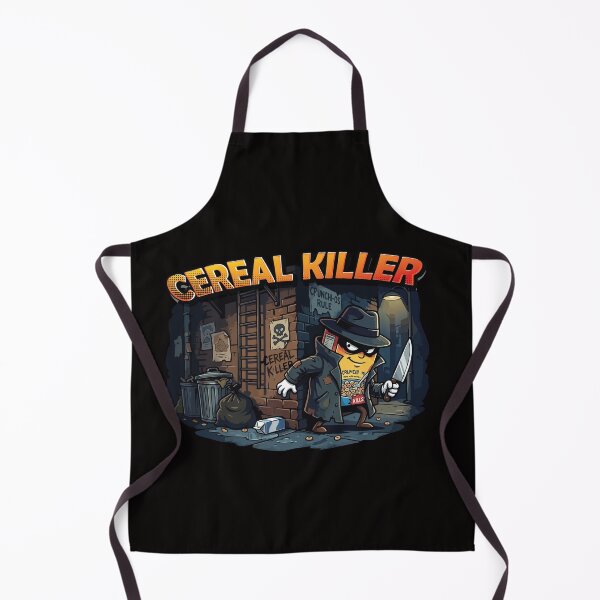 Item preview, Cereal Killer – Funny Cartoon Cereal Box in Dark Alley designed and sold by jfcreations.