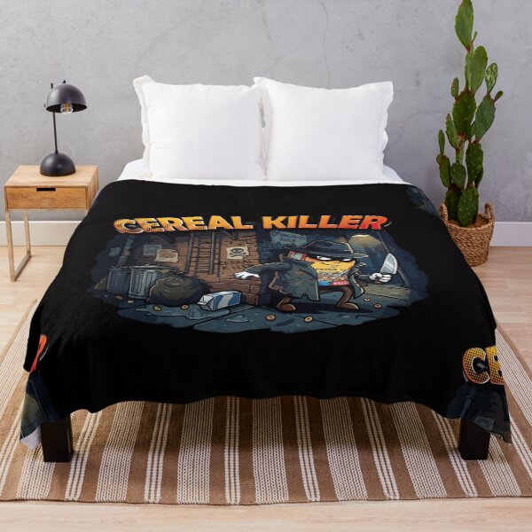 Item preview, Cereal Killer – Funny Cartoon Cereal Box in Dark Alley designed and sold by jfcreations.