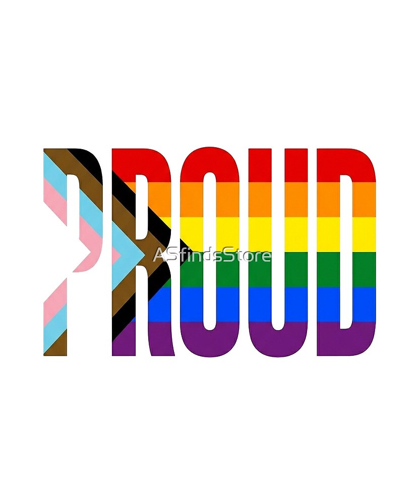 Proud Progress Flag die-cut sticker