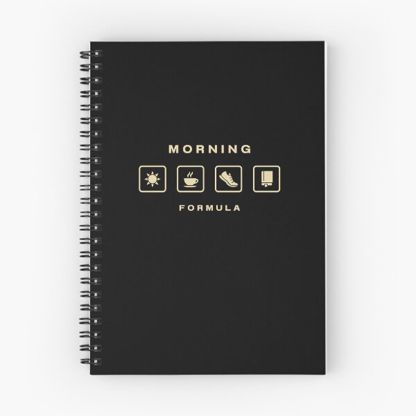 Item preview, Morning Formula | Wake Coffee Move Learn Minimalist Productivity Motivation Design designed and sold by Stillpath Co..